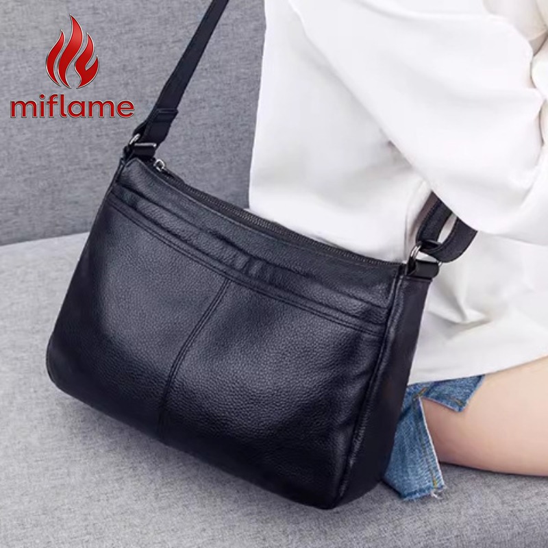 Luxury Bags Quiet - Torba typu hobo z prawdziwej skóry
