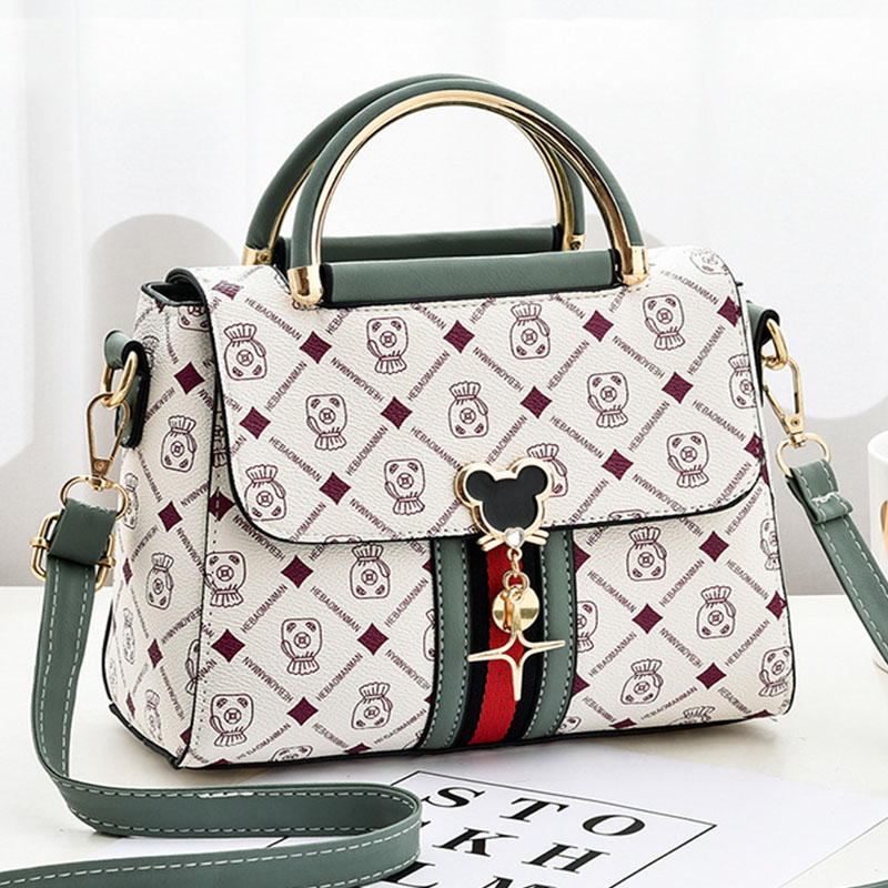 Tote Bag Leather Monogram - Nowa Torba na Ramię Damska Torba