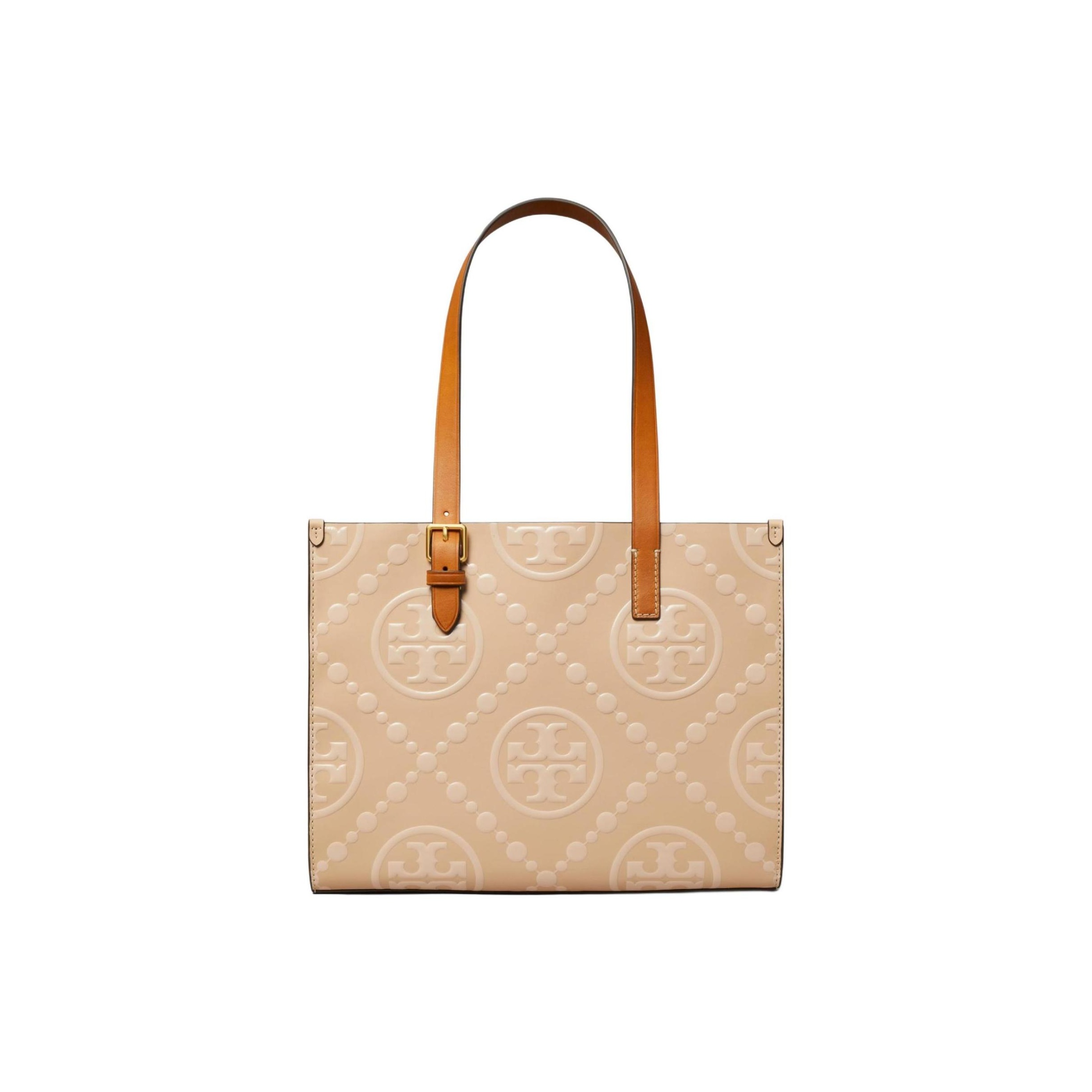 Tote Bag Leather Monogram - TORY BURCH Tory Burch Torebka Tote