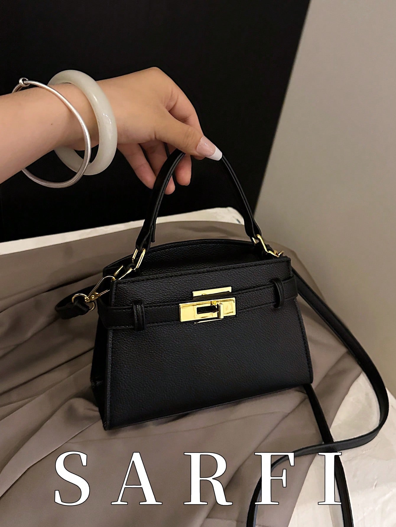 Luxury Bags Quiet - Modna, elegancka torebka damska z fakturą