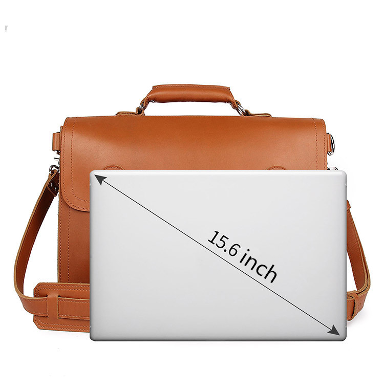 2026 Nowa męska torba o dużej  – Laptop Bag Leather 15 recenzja i cena