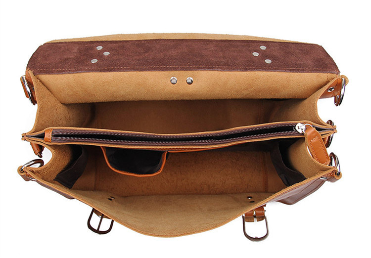 2026 Nowa męska torba o dużej  – Laptop Bag Leather 15 recenzja i cena