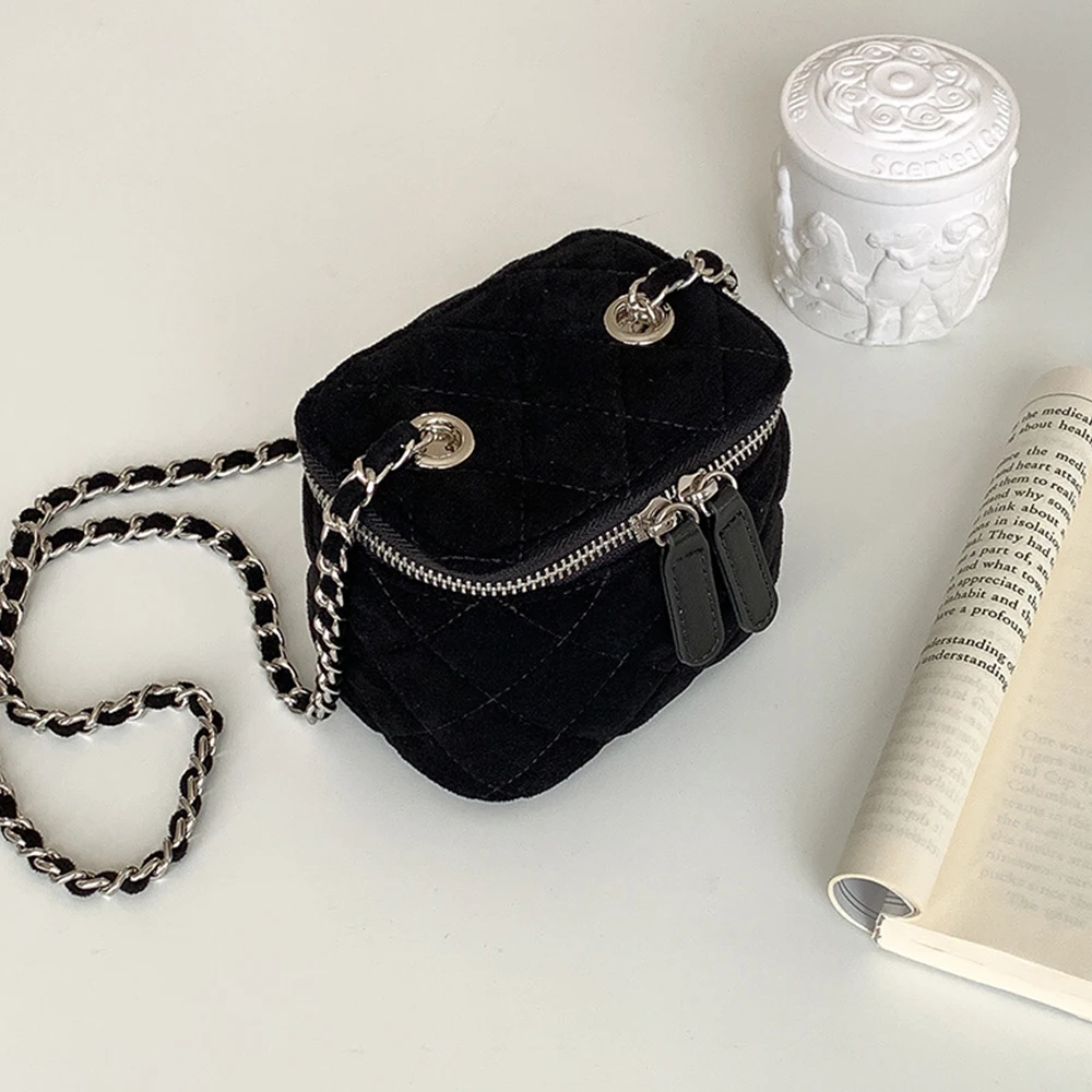 Mini zamszowa damska torba na  – Luxury Bags Sling recenzja i cena