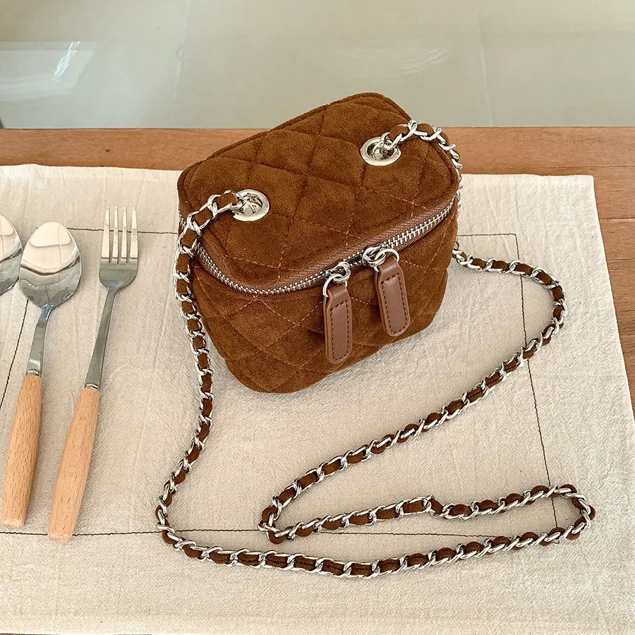 Mini zamszowa damska torba na  – Luxury Bags Sling recenzja i cena