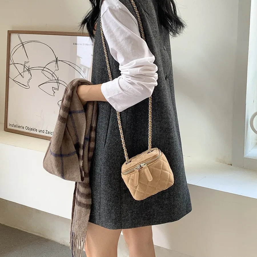 Mini zamszowa damska torba na  – Luxury Bags Sling recenzja i cena