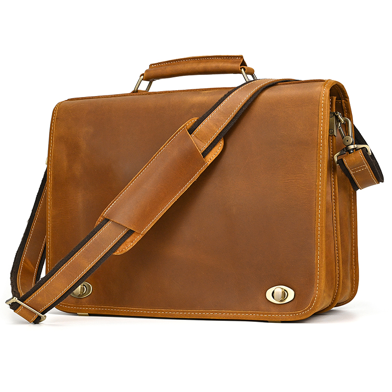 Torba na laptopa z prawdziwej  – Laptop Bag Leather 15 recenzja i cena