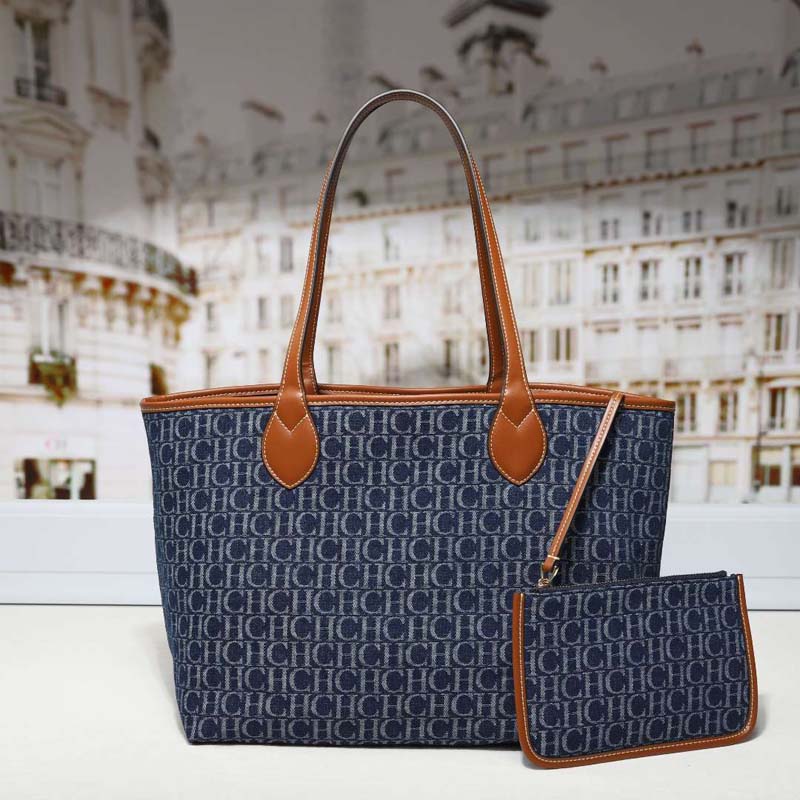 Dżinsowa torba typu tote z mon – Tote Bag Leather Monogram recenzja i cena