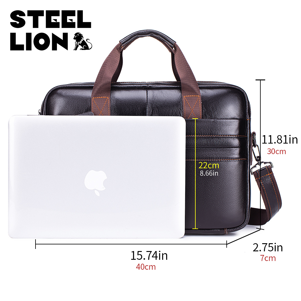 Skórzana męska teczka, duża to – Laptop Bag Leather 15 recenzja i cena