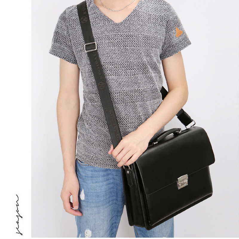 Luksusowa teczka z zamkiem szy – Laptop Bag Leather 15 recenzja i cena