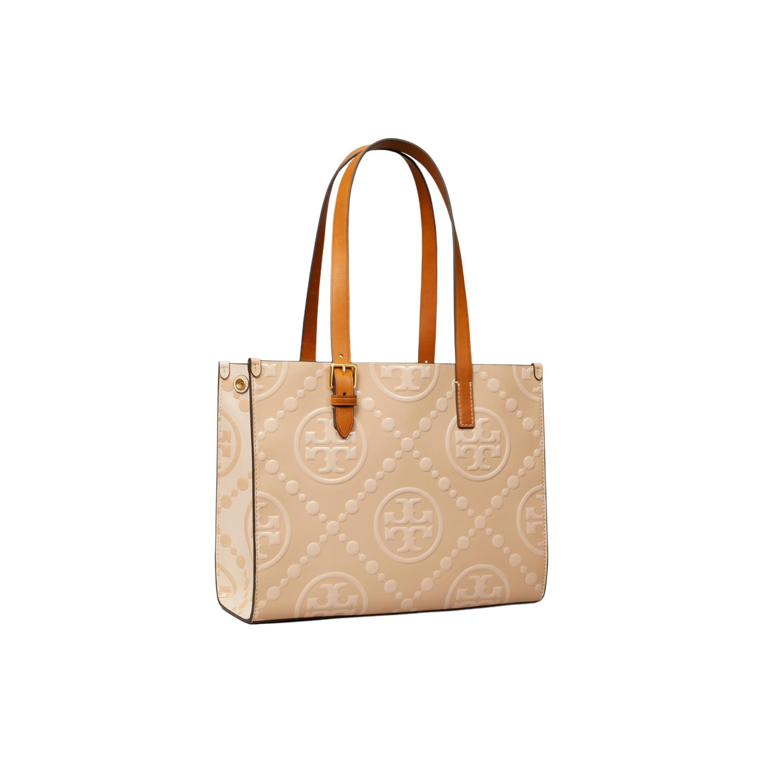 TORY BURCH Tory Burch Torebka  – Tote Bag Leather Monogram recenzja i cena